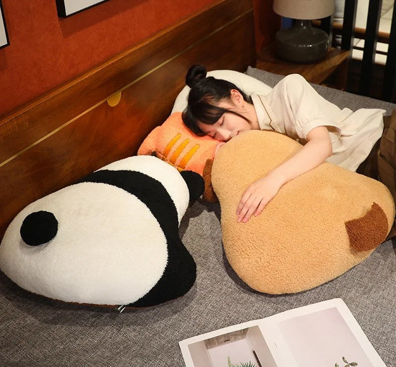 Fluffy Dinosaur Cat Dog Panda Pillow Cushion Plushies