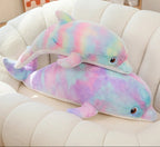 Fluffy Galaxy Dolphin Plushies
