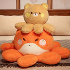 Fluffy Octo-Animal Fox Cat Bunny Bear Plushies