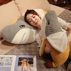 Fluffy Shark Banana Plushie