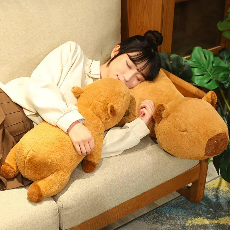 Fluffy Sleepy Capybara Plushies