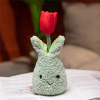 Friendly Cuddly Tulip 22cm Flower Pot Plushie Collection