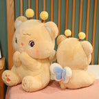 Gem the Bumble Bee Brown Bear Plushie