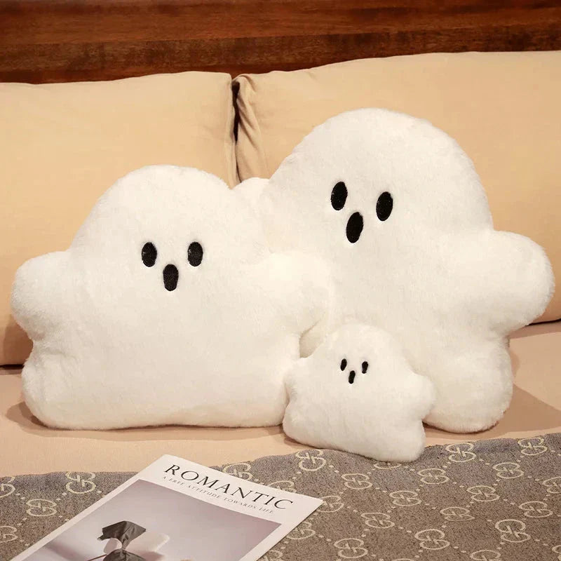 Ghost White Cloud Plush Pillow