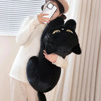 Giant Black Grey Cat Plushies