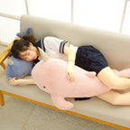 Giant Blue Pink Narwhal Plushies