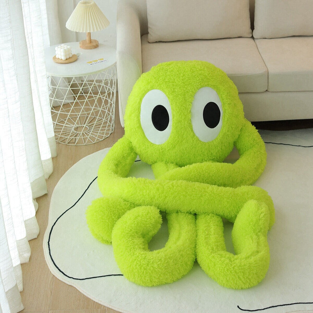 Giant Fuzzy 4 Legged Octopus Plushie