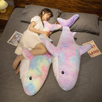 Giant Fuzzy Galaxy Shark Plushies