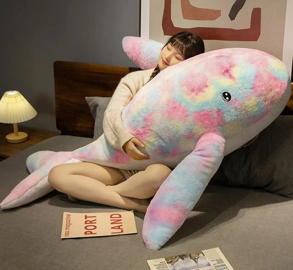Giant Galaxy Fluffy Whale Plushie