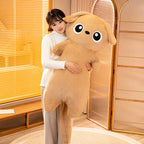 Giant Kawaii Ginger Black Gray Doll-Shape Dog Plushies