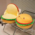 Happy Hamburger Pillow Plush