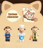 Honey Bear Cupcakes & Cookies Bakery Micro Building Blocks