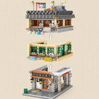 Hong Kong Street Apartment & Pharmacy Micro Building Blocks