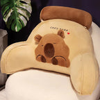 Huge Capybara Cushion Plush Backrest Seat