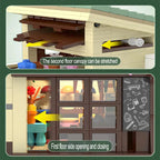 Japanese Grocery Sakura Tree Shop Building Set