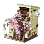 Japanese Grocery Sakura Tree Shop Building Set