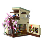 Japanese Grocery Sakura Tree Shop Building Set