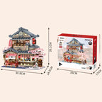 Japanese Kumamoto Bear Restaurant Micro Building Set