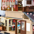 Japanese Kumamoto Bear Restaurant Micro Building Set