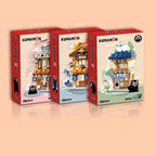 Japanese-themed Ramen Hot Spring Sushi Tea Micro Building Sets