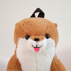 Kawaii Brown Otter Backpack Plushie