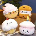 Kawaii Cake Plushie Strawberry Fruit Muffin Bakery Plushies