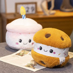 Kawaii Cake Plushie Strawberry Fruit Muffin Bakery Plushies