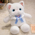 Kawaii Cat Plush Family with Collar