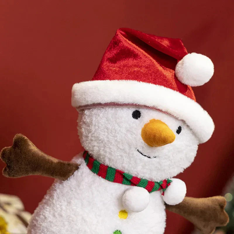 Kawaii Christmas Snow Man Gingerbread Man Plushies