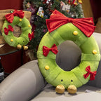 Kawaii Christmas Tree Wreath Door Ring Plushies