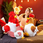 Kawaii Chubby Chicken Plushie Family