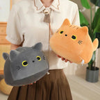 Kawaii Chunky Cat Plushies with Kittens