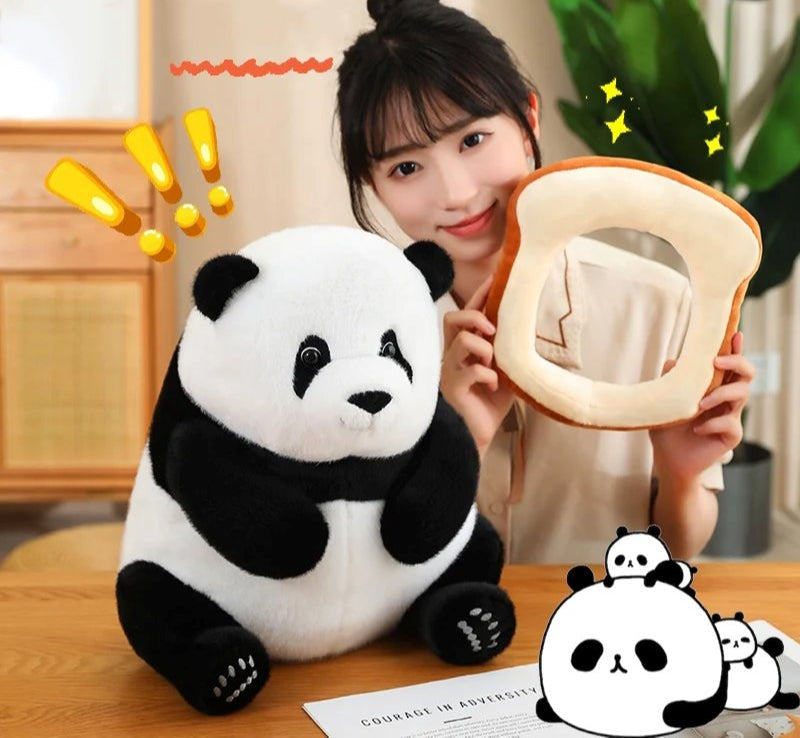 Kawaii Chunky Panda Plushie Crew