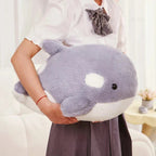 Kawaii Fluffy Gray Blue Killer Whale Plushies