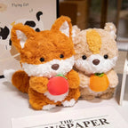 Kawaii Fox & Squirrel Chibi Plushies