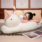 Kawaii Giant Chibi White Unicorn Plushie