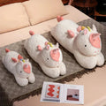 Kawaii Giant Chibi White Unicorn Plushie