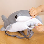 Kawaii Hammerhead Shark Plush Backpack