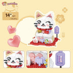 Kawaii Lucky Fortune Cat Nano Building Sets
