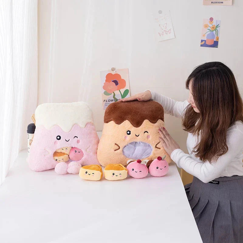 Kawaii Mountain Desserts Candy Bag Plushies