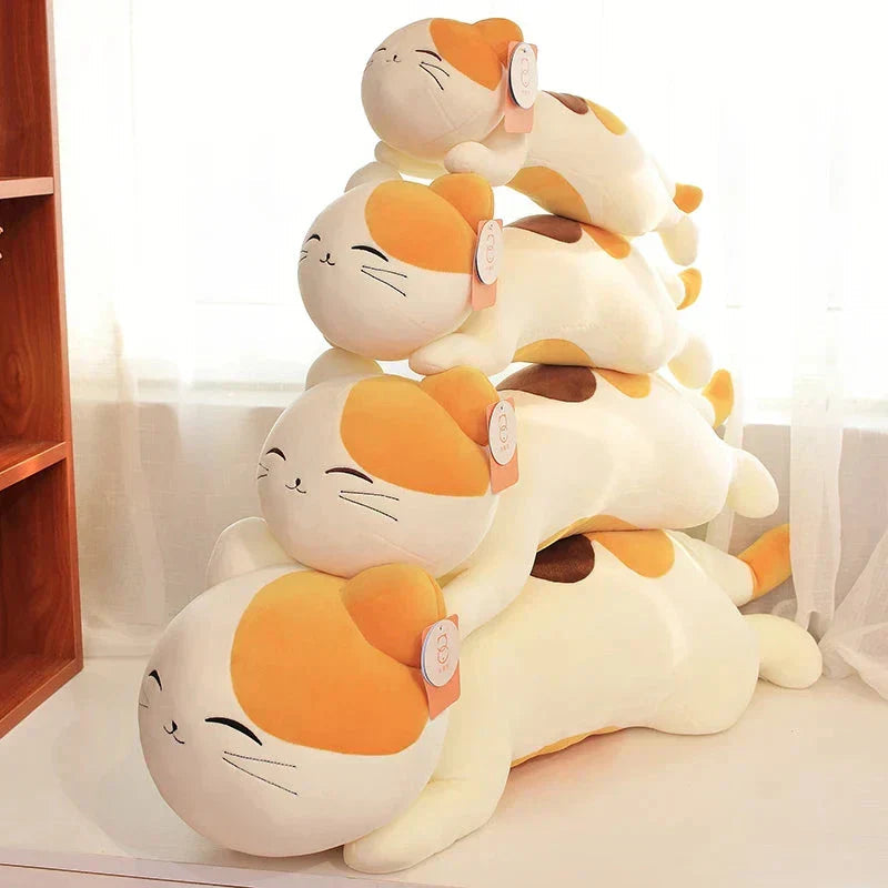 Kawaii Neeko Spotted Ginger Cat Plushie