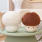 Kawaii Red Brown White Mushroom Plushie Family