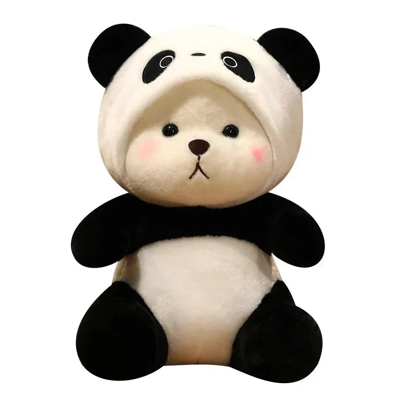 Kawaii White Bear Panda Outfit Plushie