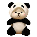 Kawaii White Bear Panda Outfit Plushie
