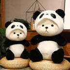 Kawaii White Bear Panda Outfit Plushie