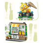 Lemon Tea & Noodle Shop Micro Building Sets