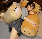Long Kawaii Shiba Inu Cat Pillow Plush