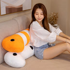 Long Ocean White Orange Eel Plushies