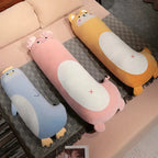 Long Penguin Shiba Pig Zebra Snuggle Buddy Plushies