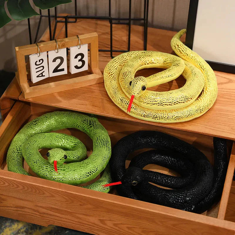 Long Shiny Snake Plushies